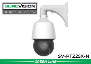 Pan Tilt Zoom Security Camera with 25x Optical Zoom and Night Vision