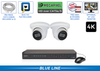 2 Camera NVR System with 2 Dome Security Cameras