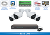 4MP Outdoor PoE Security Camera System with 4 Bullet Cameras and Night Vision