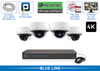4 Camera 4K (AI) IP Video Surveillance System with Free NVR Upgrade / 4POEMD8-A