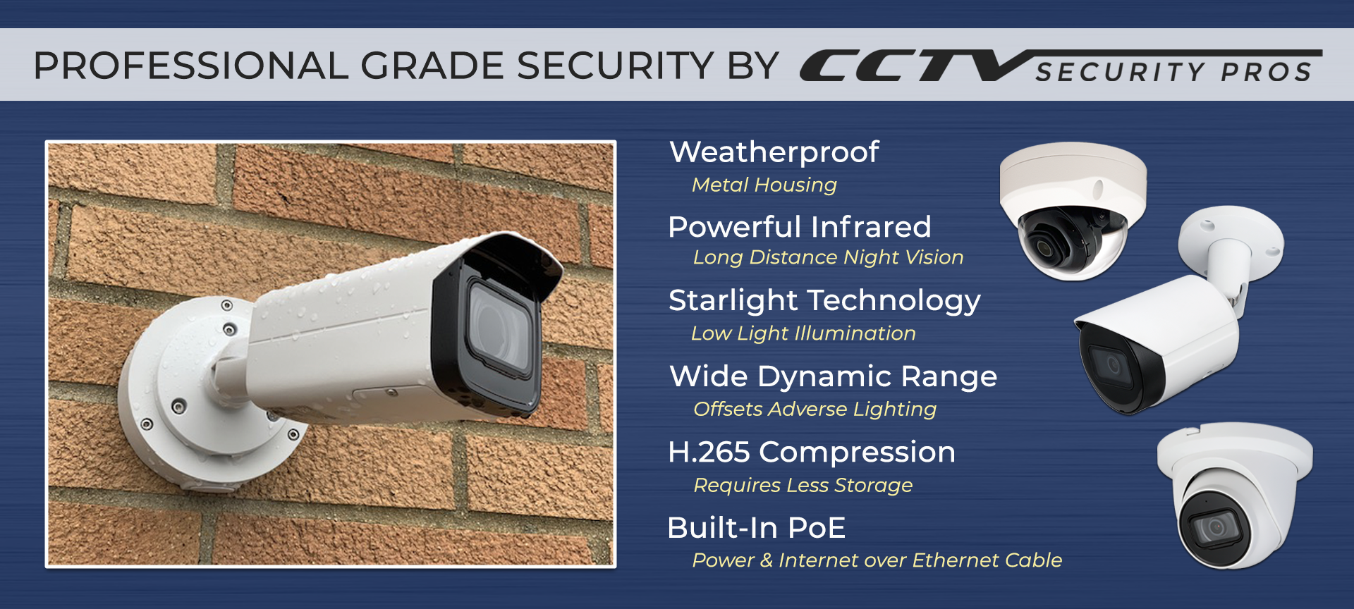 Professional Grade Security by  cctv security pros