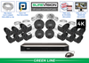 4K Security Camera System with 16 Cameras with Microphone  / 16IPBA8-N
