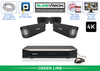 4K NVR Camera System with 4 Channel NVR and 2 4K Cameras
