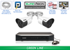 IP System with 2 Bullet Security Cameras with 164 Foot Night Vision/ 2IPSB4-N