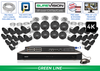 Featured 4K Security Camera System with 32 Cameras - Microphone - Color Night Vision / 32IPBA8-N