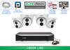 Professional Complete 4 Camera IP System with 8 Channel Network Video Recorder / 4IPTD4-N