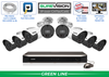 Bullet IP Security Camera System with 8 Cameras Cameras and Network Video Recorder / 8IPSB4-N