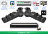 Security Camera System with 4K IP Cameras with 16 Channel NVR  / 8IPBA8-B-N