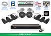 Professional Security Camera System with 8 4K IP Surveillance Cameras  / 8IPBA8-N