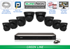 Professional Security Camera System with 8 IP Cameras
