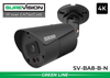 Outdoor 4K Bullet Camera with Night Vision - Audio - POE